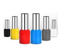 EffiFish Kit de 1 900 embouts de fil de cuivre, 7 tailles 0,5 à 6 mm², codées par couleur pour connecteurs de tubes électriques pour câblage électrique
