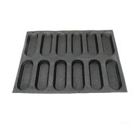 EffiFish Moule à pain perforé en silicone 30 x 40 cm Croûte croustillante | silicone, flux d'air perforé, pour une croûte croustillante, une chaleur uniforme, taille 30 x 40 cm