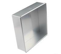 EffiFish Plaque de cuisson carrée en aluminium avec base amovible de 17 cm | Anodisé pour la surface, résistant à l'oxydation, utilisation durable, résistant aux rayures, sans danger pour le four