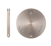 EffiFish Plaque diffuseur de chaleur pour plaque de cuisson à induction, disque adaptateur à induction en acier inoxydable, distributeur de chaleur uniforme pour cuisinière, base de protection pour