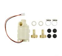 EffiFish Pompe de circulation chaude 12 V CC - Fonctionnement silencieux - Roulements en céramique pour chaudière, radiateur - Système de chauffe-eau solaire - 100 C - Blanc