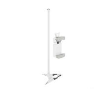 EffiFish Support de serrage flexible pour caméra d'intérieur Eufy Security C220, bras en métal de 40 cm, installation sans outils, sans dommage mural, blanc