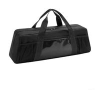 EffiFish Support pour accessoires de barbecue avec poches pour épices et | 61 cm de longueur, peut contenir des pinces, des spatules et des pinceaux, garde les outils organisés