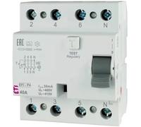 EFI6-P4 40A/ 30MA/A INTERRUPTEUR DIFFÉRENTIEL 40A 4P 002061662