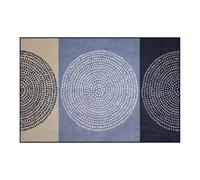 Efia Salonloewe Paillasson lavable, tapis d´entrée intérieur et extérieur, Motif: Nestor denim, 115 x 175 cm