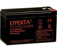 EFKTA BT12-7 - Batterie plomb feutre, AGM, 12 V, 7 Ah