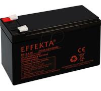 EFKTA BT12-9,5K - Batterie plomb feutre, AGM, 12 V, 9,5 Ah
