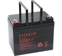 EFKTA BTL12-33L - Batterie plomb feutre, AGM, 12 V, 33 Ah
