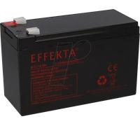 EFKTA BTL12-9K - Batterie plomb feutre, AGM, 12 V, 9 Ah