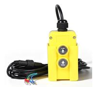 EFUTURETIME Interrupteur pour Pompe Hydraulique 12V DC avec Câble de 4,5 m | Fixation Magnétique, avec Faisceau de Raccordement à 4 Broches - pour Dumper, Plateforme Élévatrice et Remorque