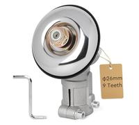 EFUTURETIME Renvoi d'Angle 9 Dents 26 mm, Universelle Accessoires de Tête de Débroussailleuse, Tête d'Engrenage pour Débroussailleuse