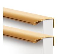 EFzkrtvm Poignées d'armoire en aluminium Space | Or, plusieurs tailles, 2 pièces : for utilisation dans les tiroirs d'armoire.(Hole distance 457mm)