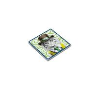 Egan Ensemble de 5 sous-Verres d’Essence Humaine Chat « Indépendance »
