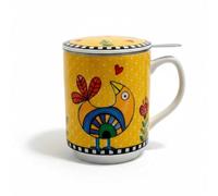 Egan Tisanier Collection Cocoricò. Objet fabriqué en porcelaine jaune. La référence est 228074