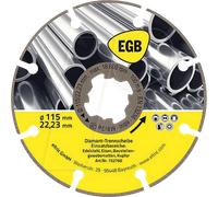 EGB 752765 - Disque à tronçonner diamant 125 mm acier, FeX, X-Lock