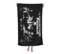 Egenedcemre Lin-Kin Rock *Park- Chester Singer Benning*Ton Serviette de bain en microfibre absorbante - 80 x 130 cm - Légère - Pour le sport, les voyages, la plage - Cadeau pour les fans