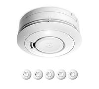 Egg Electronics, Détecteur de fumée Ei650, durée de 10 Ans, Lot virtuel, Blanc, Ei650-3F161, 3V - Lot de 5