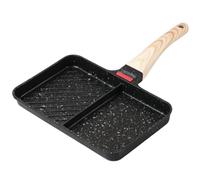 Egg Frying Pan, Lightweight Nonstick Skillet with Detachable Handle, Stone