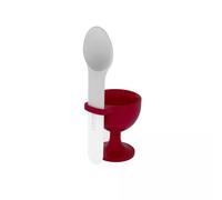 EggCup Coquetier rouge avec cuillère Trebonn