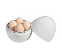 EggRapid Pocheuse à œufs au micro-ondes pour petit déjeuner | Design compact sans BPA avec couvercle d'aération à la vapeur et fonction de cuisson rapide pour œufs durs et mous