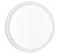Eglo 31256 Plafonnier, Métal, Integriert, Transparent | plafond en acier et plastique satiné blanc, transparent, Lampe de salon, blanc chaud, Ø 29 cm