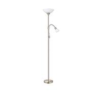 Eglo 82842 Lampe de Pied 022 Up2, Acier, Nickel Mat