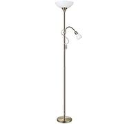 Eglo 82844 Lampadaire, Métal, E27, Marron