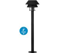 Eglo 900803 CHIAPPERA E27 Lampadaire extérieur Ø220mm Noir Blanc IP65