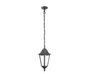 Eglo 93455 Navedo Lampe à suspendre d'extérieur Ø 23cm noir patine argentée claire