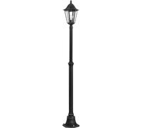 Eglo 93464 Navedo Lampadaire d'extérieur Ø 23cm Noir Argent Patine Clair