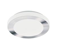 Eglo 95282 Plafonnier Led Carpi en Acier Blanc/Chromé