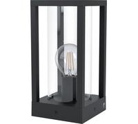 Eglo 98714 CASCINETTA E27 Lampadaire d'extérieur Socle 150x150mm Noir IP54