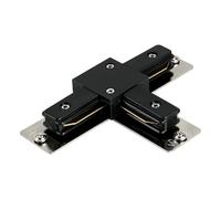Connecteur de rail TB T CONNECTOR en matière synthétique noir 126x78x20mm