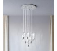 Eglo ALEMDINA Suspension LED, 15 sources lumineuses, 390477,