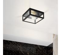 Applique/Plafonnier AMEZOLA IP44 E27 2X28W en acier noir 290x0x290mm