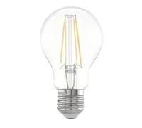 Eglo Ampoule filament LED E27, lampe classique dimmable en étapes | éclairage rétro graduable, 7 watts (équivalent 60 watts), 806 lumens, blanc chaud, 2700 Kelvin, ampoule Edison, Ø 6 cm