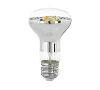 Eglo Ampoule LED E27 dimmable, lampe réflecteur pour éclairage ciblé, 5,5 watts (correspond à 40 watts), 470 lumens, blanc chaud, 2700 Kelvin, spot R63, Ø 6,3 cm