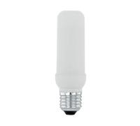 Eglo Ampoule LED effet flamme E27, lampe décorative scintillante en forme de tube, 3 watts, 90 lumens, blanc chaud, 1600 Kelvin, T40, Ø 4 cm