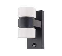 Applique extérieure ATOLLARI IP44 LED 2X4,9W en fonte d'aluminium gris anthracite 100x0x230mm
