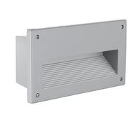 Eglo Applique encastrable Zimba Argenté/Blanc 22,7×12,7×13 cm E14 1x60W