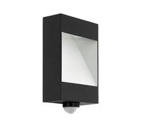 EGLO Applique murale d'extérieur à capteur LED Manfria 10W anthracite