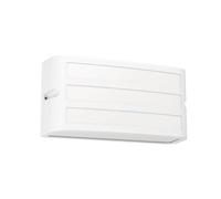 Applique extérieure CAMARDA IP54 E27 1X40W en aluminium blanc 220x0x110mm