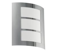 Applique extérieure CITY IP44 E27 1X60W en acier inoxydable 235x0x260mm