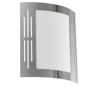 Applique extérieure CITY IP44 E27 1X60W en acier inoxydable 235x0x260mm