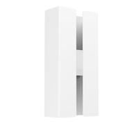 Eglo Applique murale extérieure LED Briscola, lampe terrasse, éclairage | d'extérieur avec interrupteur DIP, métal blanc, blanc chaud - neutre - froid, IP44