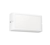 Applique extérieure CAMARDA IP54 LED 10,5W en aluminium blanc 220x0x110mm
