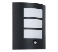 Applique extérieure CITY IP44 E27 1X40W en acier galvanisé noir 235x0x260mm