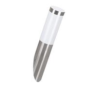 Eglo Applique murale extérieure LED Helsinki, éclairage d’extérieur en | acier inox et plastique, spot argenté, blanc, douille E27, IP55