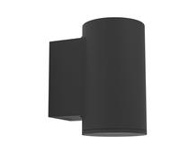 Eglo Applique murale extérieure LED Izzalini, lampe murale avec Down Light, éclairage d'extérieur pour entrée et terrasse, métal noir, luminaire avec ampoule GU10, IP54