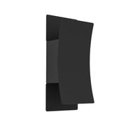 Eglo Applique murale extérieure LED Montarello, lampe terrasse, éclairage | d'extérieur avec interrupteur DIP, métal noir, blanc chaud - neutre - froid, IP44